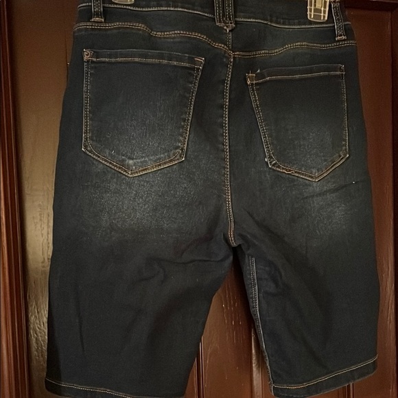 Women Blue Denim Shorts - Picture 2 of 4